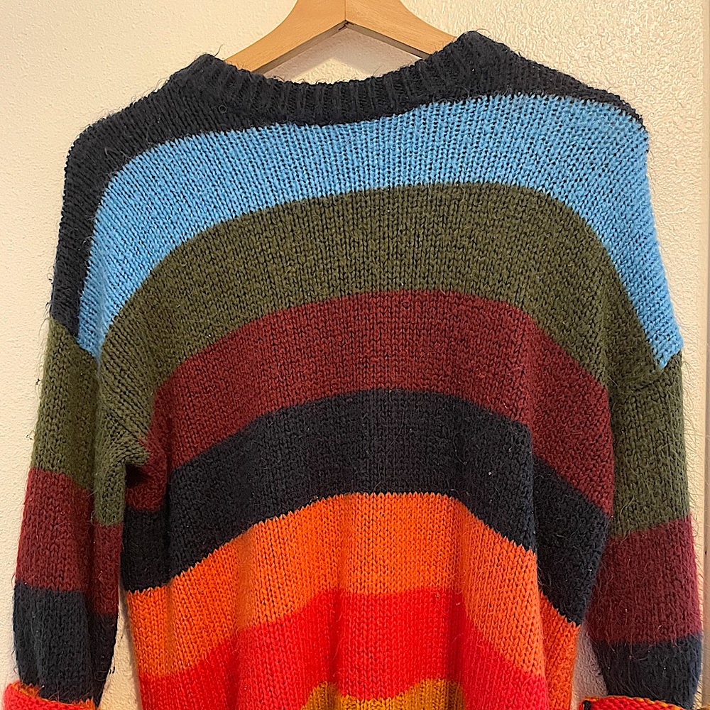 Rainbow Stripe Urban Outfitters Sweater